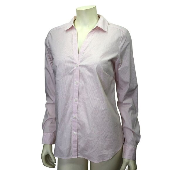 H & M WOMEN LONG SLEEVE BUTTON UP TOP SIZE 8 NEW WITH TAG - Picture 2 of 5